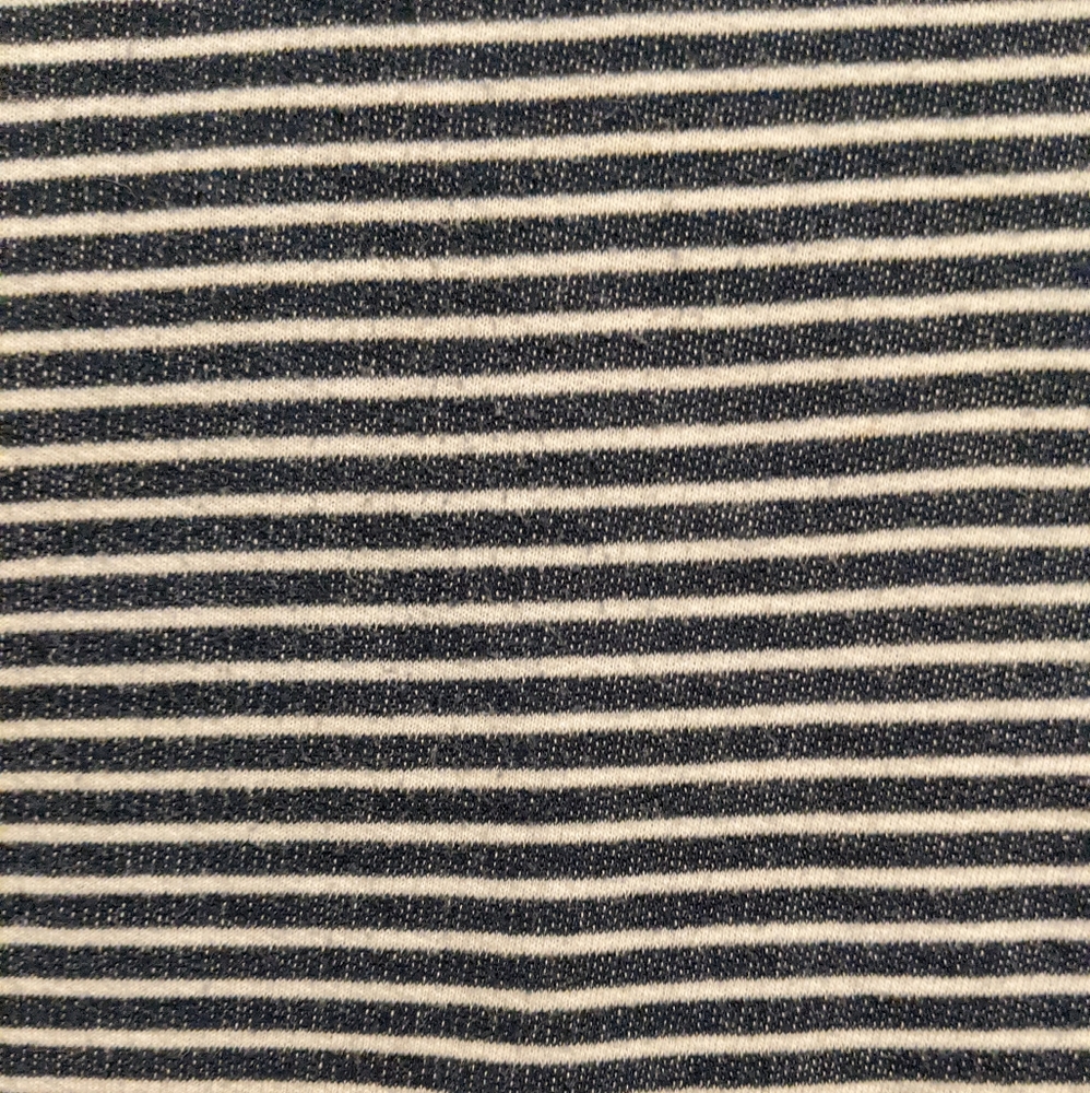 Lou & Grey Loft navy and white stripe sweater dress XSP - Picture 4 of 8